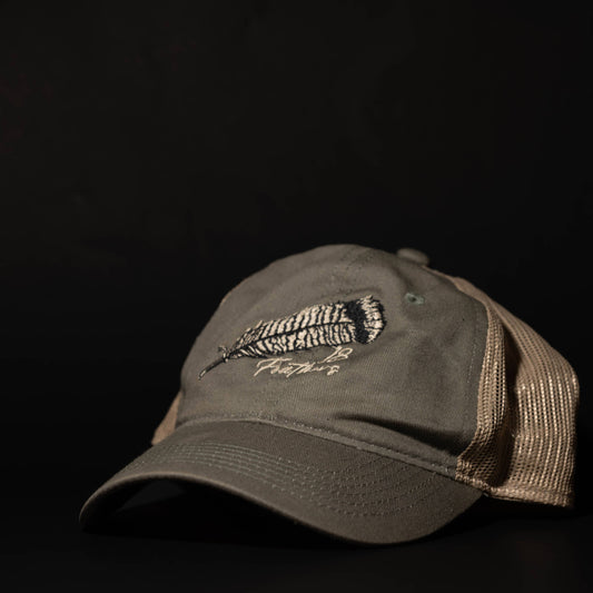 Gray Logo Mesh Back Cap